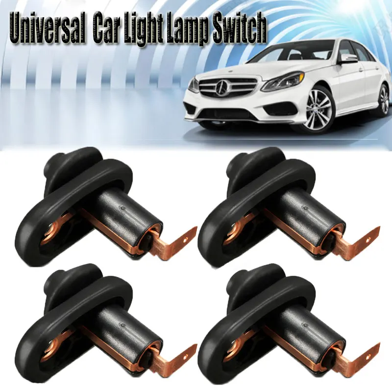 4Pcs Universal Car Vehicle Interior Door Courtesy Light Lamp Switch