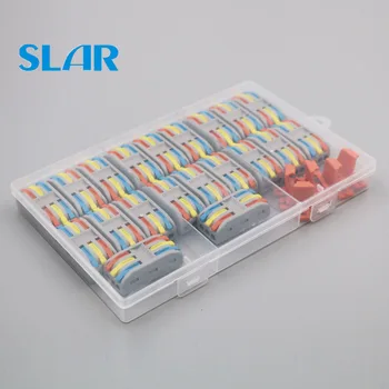 

PCT-3-3 20pcs/box Compact Wiring Connectors 3pin mini fast wire Connector Universal push-in Terminal Block Lever 0.08-2.5mm2 PCT