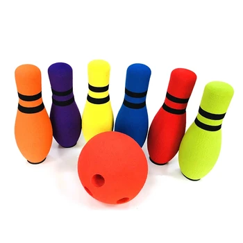 

Children's Fun Children's Sports Toys Color Bowling Set Indoor Baby Training Safety Toys Kids Parent-Child Bowling
