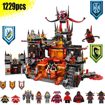 

Building blocks 10521 1229pcs 8 compatible lepining Brick Jestro's volcanic nest children's toy