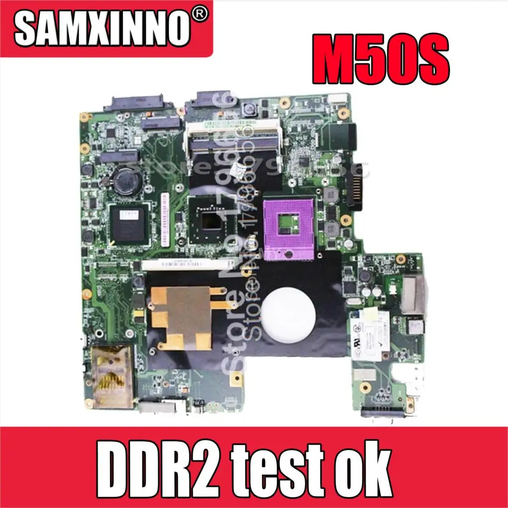 Материнская плата SAMXINNO 08G2005MS20I для For Asus M50S материнская ноутбука 965PM DDR2 с