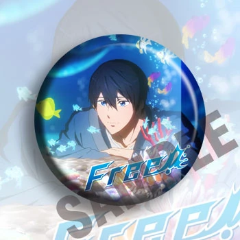 FREE !!Boy Swimming Club Cool Badges Tachibana Nanase Rin 58MM Round Brooch  PIN - AliExpress