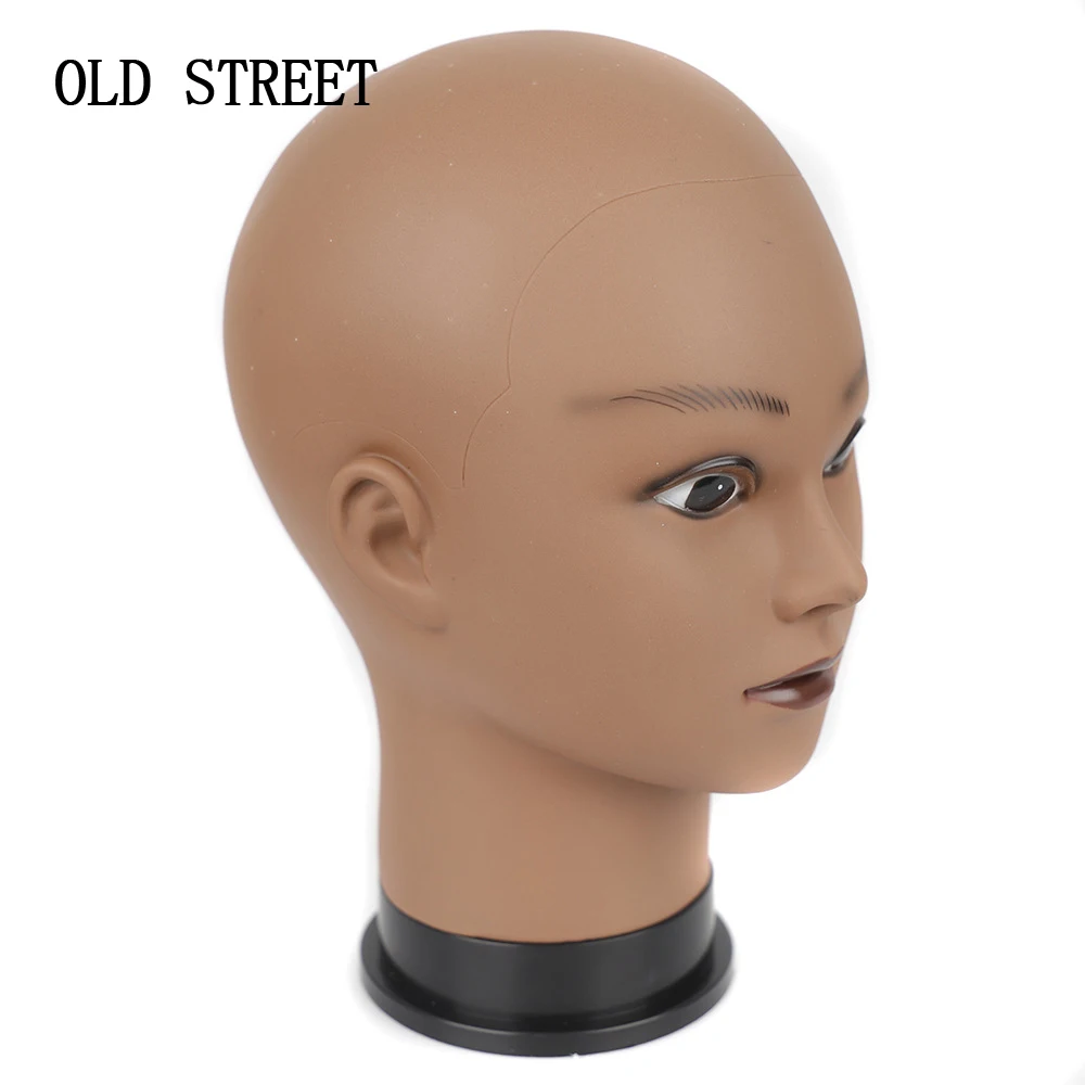 Bald Afro Mannequin Head Without Hair For Making Wig Hat Display