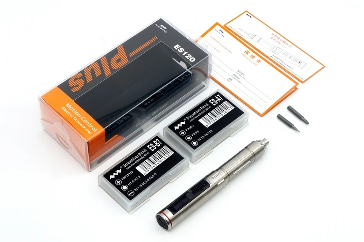US $103.38 new Upgraded ES120plus Motion Control Electric Screwdriver Smart Cordless Repair Tools Builtin STM32 Chip OLED