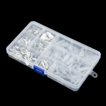 

270pcs Crimp Terminal Connector Tinned Brass Male Female Spade Assortment Kit
