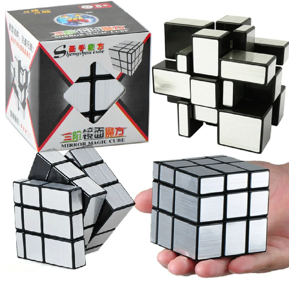 7097a-1 Kathrine Professional трехслойный зеркальный Кубик Рубика Abnormity Cube детская развивающая игрушка(серебро