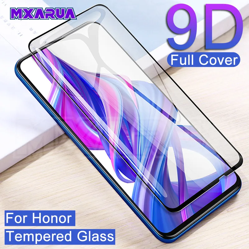 

9D Protective Glass on For Huawei Honor 20 Lite 20S V20 V10 V9 Honor 9X 8X 8A 8C 20i 10i 9i Tempered Screen Protector Glass Film