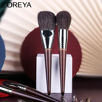 ZOREYA Make Up Brush Set Natural Hair Professional 24PCS Makeup Brushes with Sandalwood Handle 1
