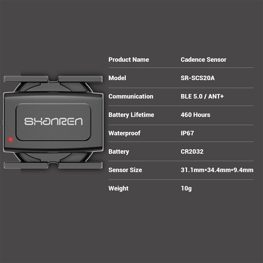 SHANREN-ANT-BLE-Bluetooth-Dual-Wireless-WATERPROOF-powermeter-bicycle-computer-speed-cadence-sensor-power-meter-road (2)