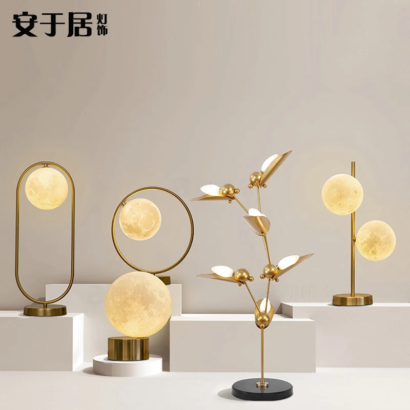 

Concise Continuous System Desk Lamp Metal Wrought Iron European A Living Room Decoration Study Desk To Work In An Office Counter