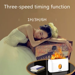 Lampe LED USB aromathérapie, 200ml, avec télécommande à trois vitesses, pour Table, chambre à coucher, salon, voiture, humidificateur, veilleuse 