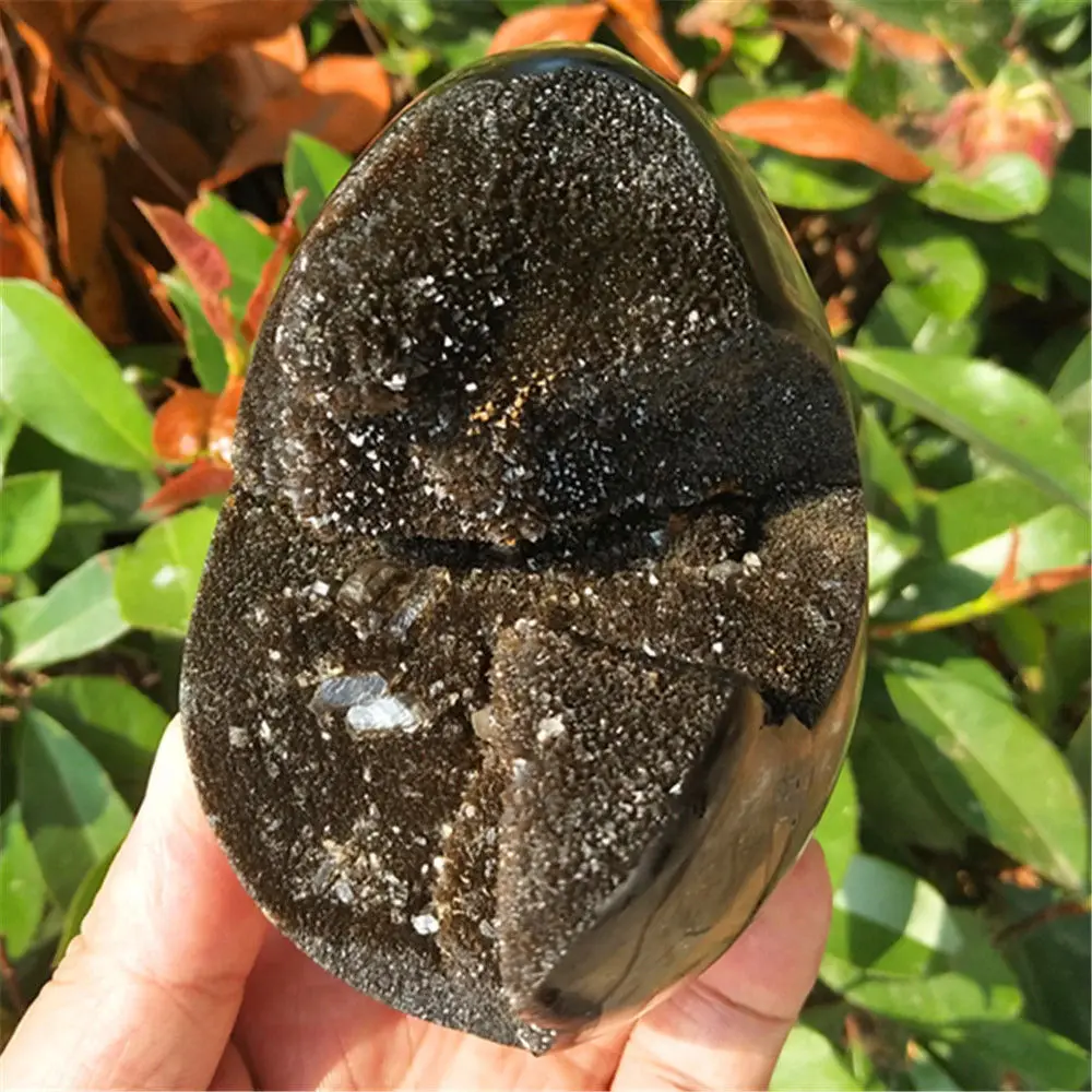 6-12 см высокое качество натуральный красивый черепаха обратно кварц Кристалл Рейки каменный септариевый Дракон Кристалл Яйцо Сфера geo