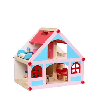 

Attractive Mini House Decorative Lovely Small House Adornment Role Playing Mini House Role Playing Doll Houses for kids