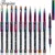 BQAN Rainbow Nail Brush Gel Brush For Manicure Acrylic UV Gel Extension Pen For Nail Polish Painting Drawing Brush Paint Tools