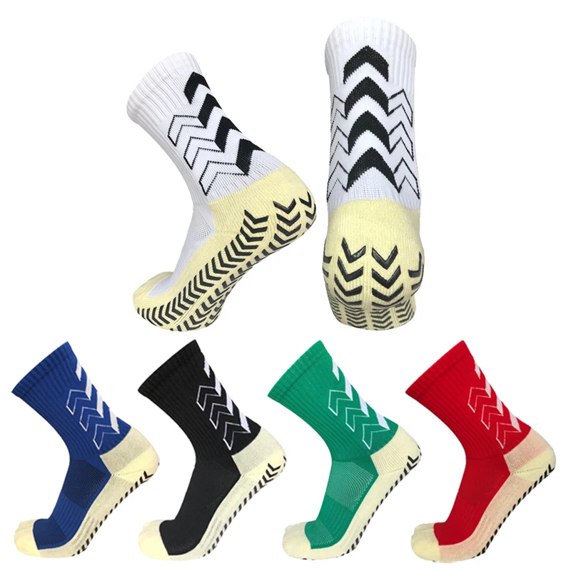 Men's Football Socks Outdoor Sports Running Rugby Training Socks Breathable Friction Protection Elastic Wear Resistant