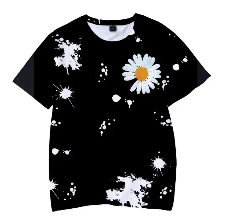 2019 Gdragon デイジー Tシャツ 3d G ドラゴンホット販売原宿女性グラフィティ Tシャツ Gd デイジーデザイン大人のためのと絵画アート T Shirts Aliexpress