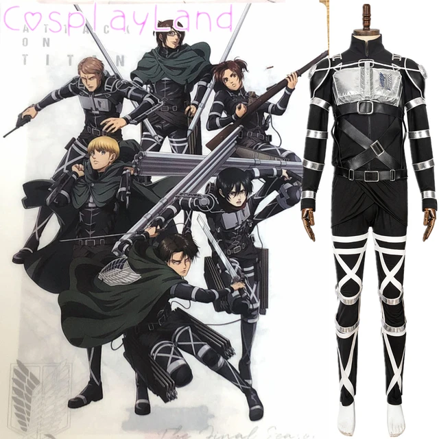 Attack On Titan 4 The Final Season Rivaille Cosplay Costume Halloween  Superhero Outfits Shingeki No Kyojin Team Armour Uniform - Cosplay Costumes  - AliExpress