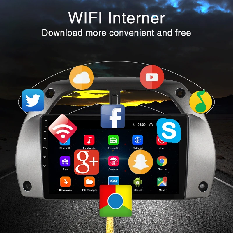 Automotivo com Android Rádio Multimídia Automotivo Android 2002 200320042005 Wifi Navegação fm Gpsmp5 2001 5 Reprodutor multimídia automotivo