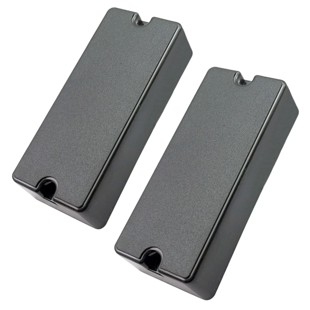 2x Plastic Sealed Pickup Cover  Protector 2 Holes For 4 String Bass