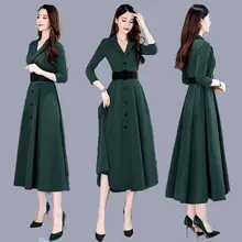 Осенняя одежда, стиль, женское платье в полоску с длинным рукавом, платье дебютанта, элегантное, модное, приталенное, для похудения, осень