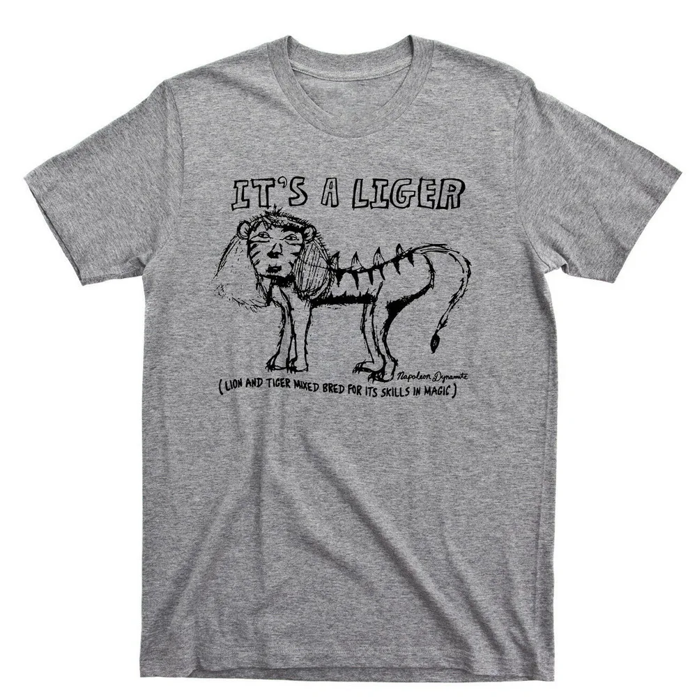 

It's A Liger T-Shirt Skills In Magic Napoleon Dynamite Movie DVD Blu Ray Tee Cotton Top Christmas Gifts Tee Shirt