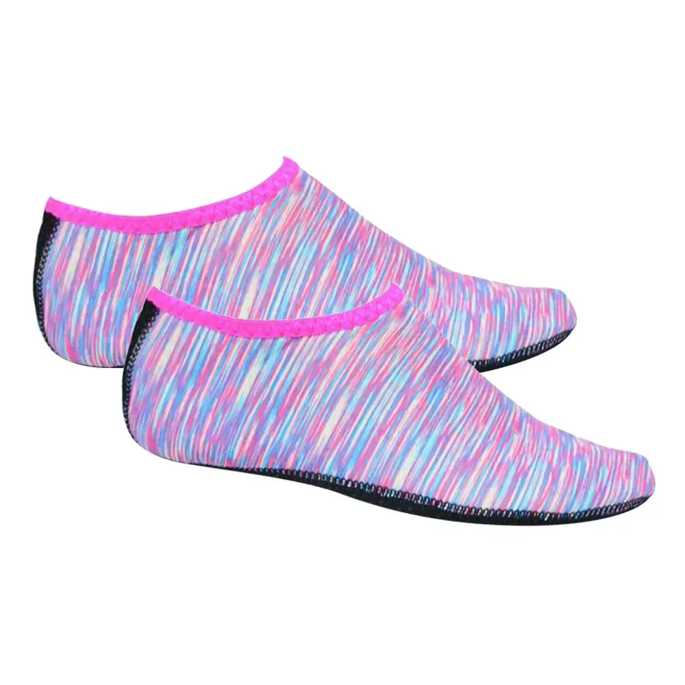 Water shoes Aqua shoes Men Women Beach Shoes Socks Swimming Solid Color Summer Seaside Sneaker slippers