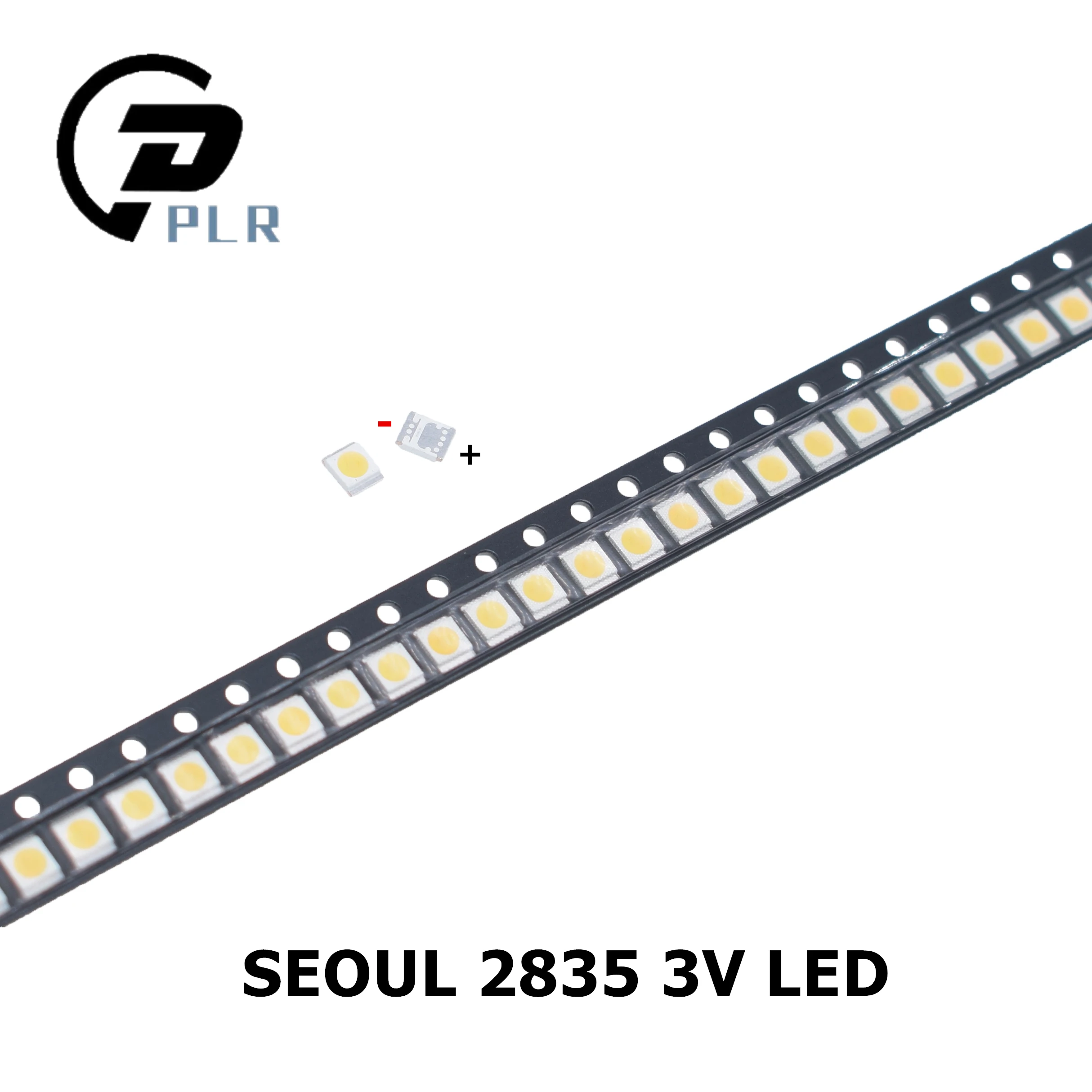 200 шт Сеульский SMD светодиодный 3528 2835 3V 1W холодный белый 100LM высокой мощности для