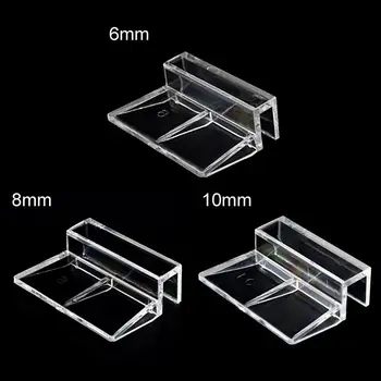 

10 Pcs 6mm/8mm/10mm Fish Tank Acrylic Clips Aquarium Lid Cover Support Holder
