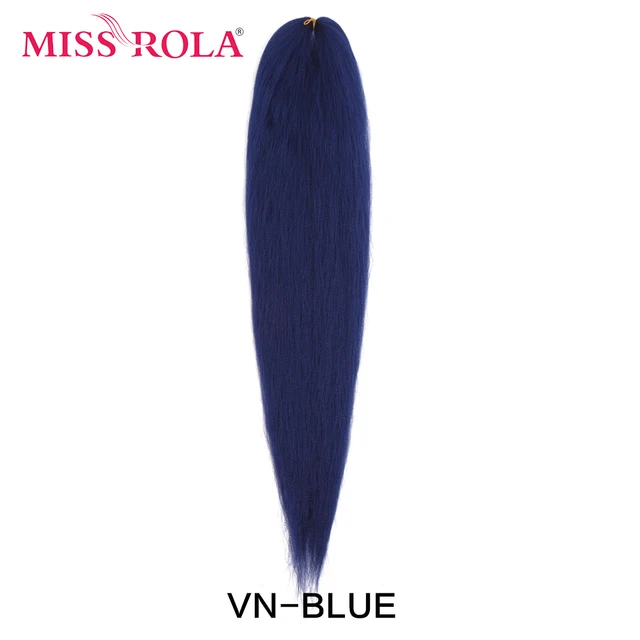 Miss Rola Synthetic 26 Inches 75g Kanekalon Hair Wholesale Bulk Braid Hair Extension Pre Stretched Pink Blonde Twist Jumbo Braid #60
