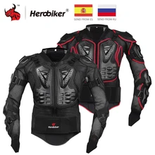 HEROBIKER, мотоциклетная броня, защитное снаряжение для мотокросса, броня для тела, грудь для мотогонок, гоночная куртка, мотоциклетная защита, S-5XL
