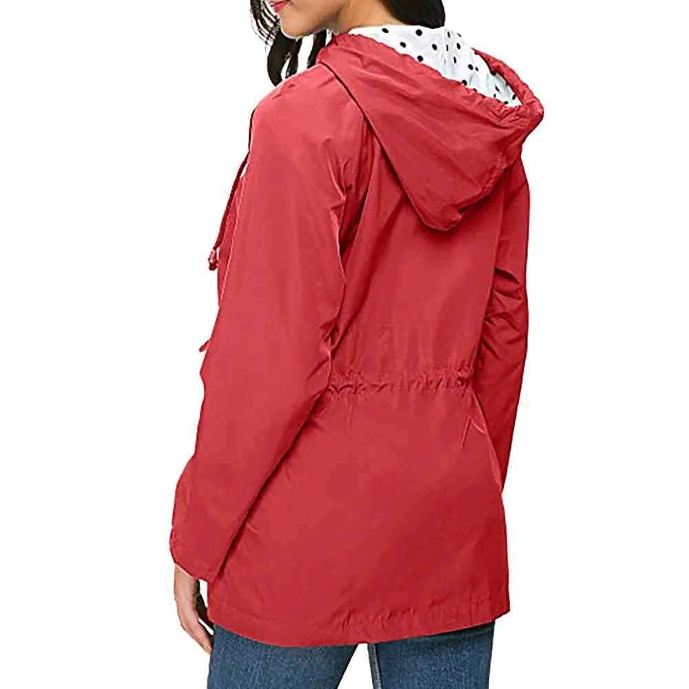 Зимняя куртка женская длинная парка Водонепроницаемая плюс размер пальто женская с капюшоном тонкий твердый легкий плащ дождевик уличная одежда