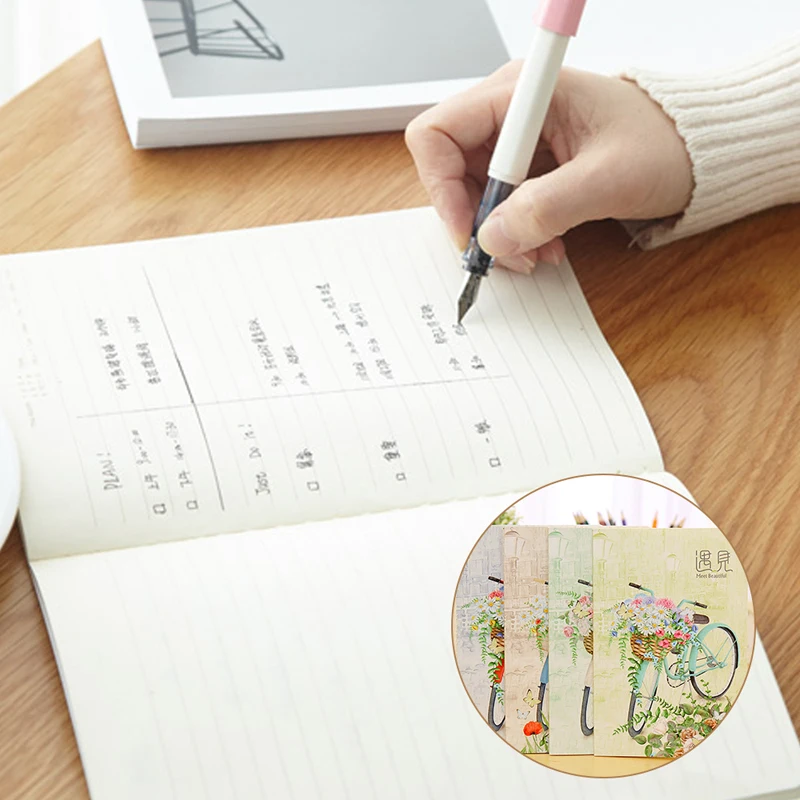 

Ruled Lined A5 Note Book Journal Diary Notepad Memo Planner Stationery School