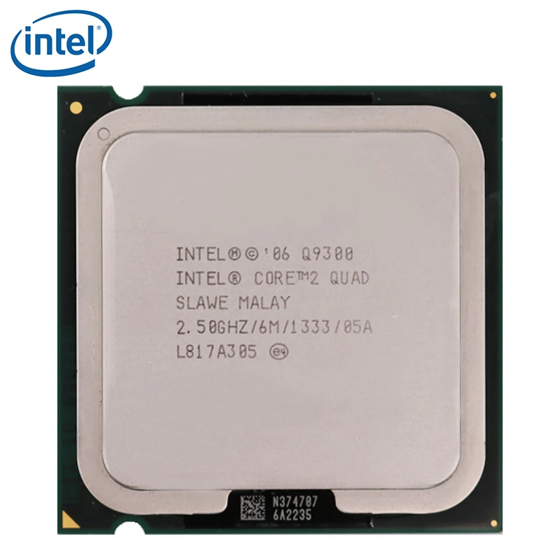 Четырехъядерный процессор Intel Core 2 Quad Q9300 5 ГГц 6M 95 Вт 1333 LGA 775 протестирован 100%