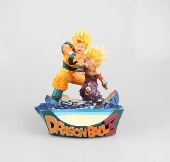 

Anime Dragon ball Z 18CM Action Figure Goku and Gohan Deification RAMA ver dragonball PVC Toys Brinquedos
