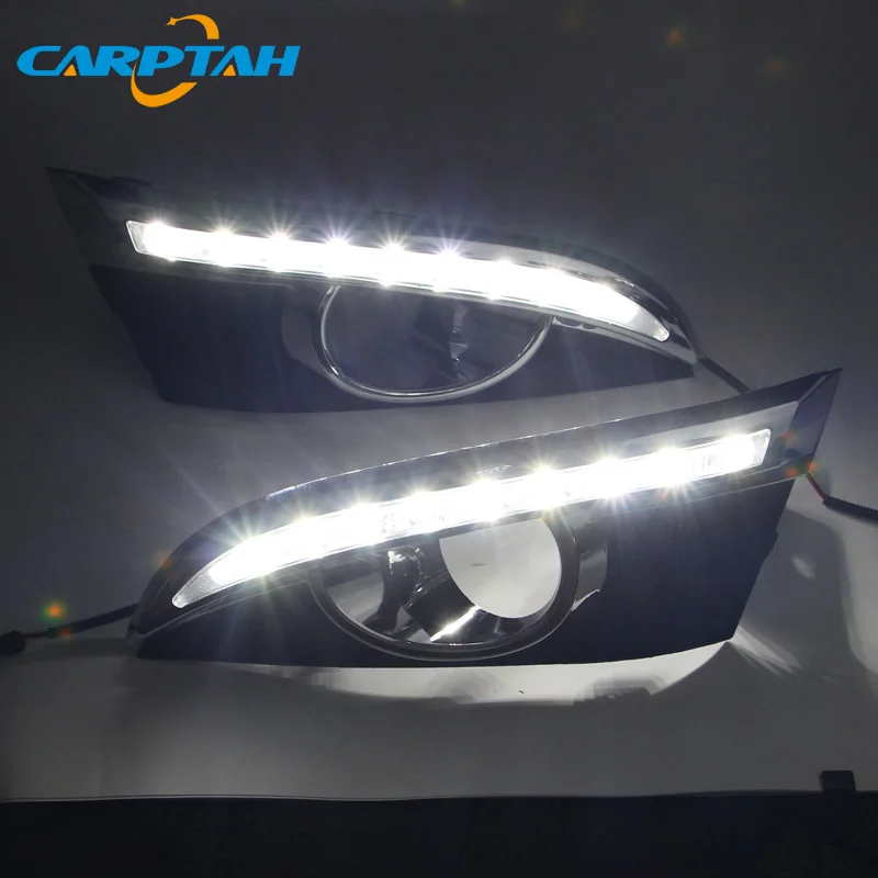 Светодиодный дневной светильник для Chevrolet Captiva 2011 2012 2013 Водонепроницаемый желтый