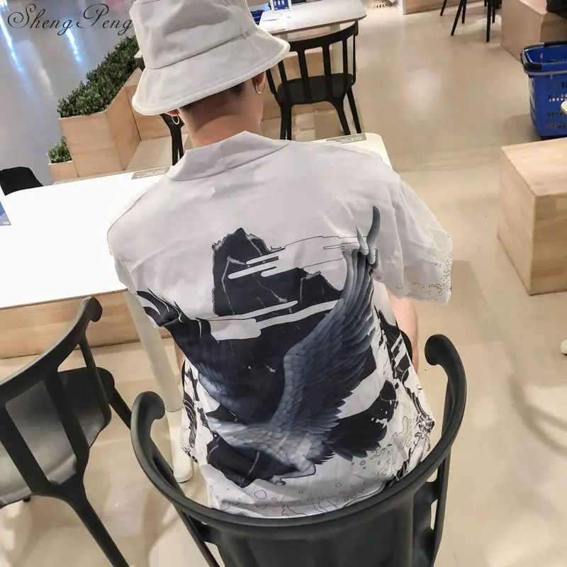 Yukata haori мужской японский кимоно кардиган мужской самурайский костюм одежда кимоно куртка мужское кимоно рубашка юката haori V1643