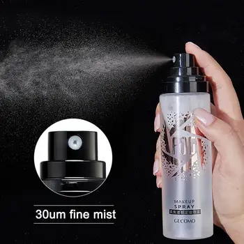 

100ml Brighten Makeup Setting Spray Moisturizing Long Fixer Finishing Base Spray Foundation MicroHighlighting Lasting Fresh S7E7