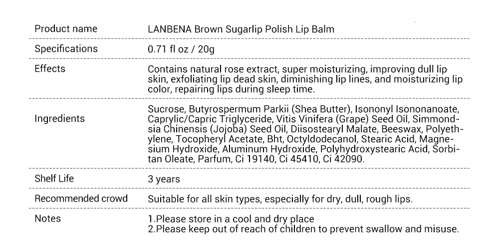 LANBENA скраб-бальзам коричневая сахарная маска для сна увлажняющий, отшелушивающий Восстанавливающий
