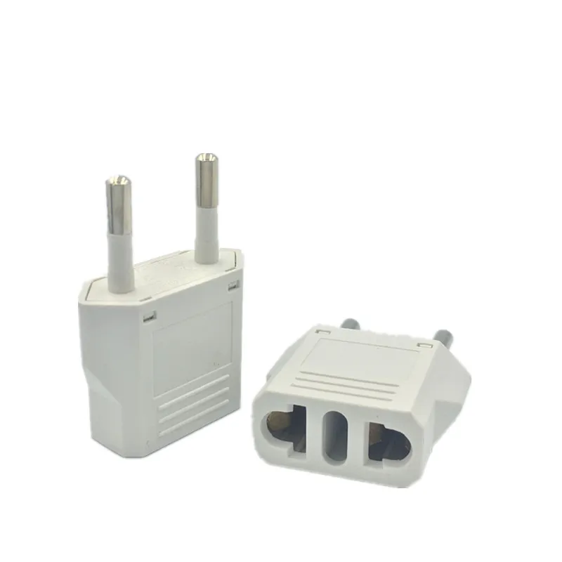 EU Euro KR Plug Adapter China US to EU European Travel Adapter Electric EU Plug Adapter Converter Power Sockets AC Outlet - Цвет: Белый