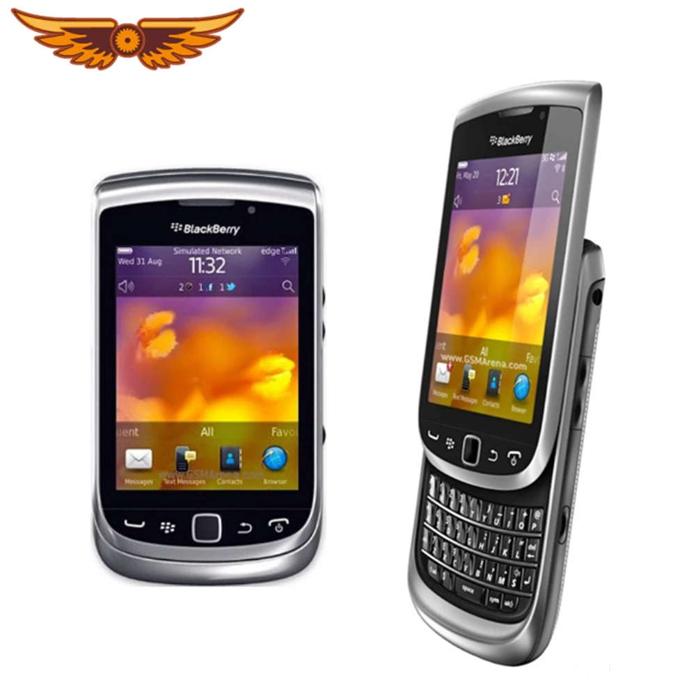 Precio bajo BlackBerry Torch-teléfono móvil usado, Original, desbloqueado, 9810 GSM, 3,2 pulgadas, cámara de 5MP, 8GB de ROM, teclado QWERTY OMZ8llpWg
