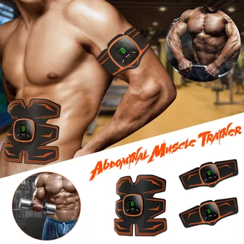 

Muscle Stimulator Body Slimming Shaper Machine Abdominal Muscle Exerciser Training Fat Burning Body Building Fitness Massager