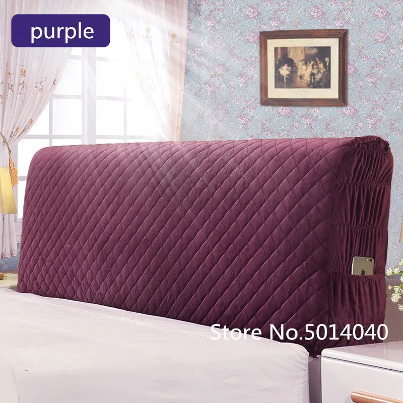  Nordic style Bed Cover 120-220cm All Inclusive Fabric Comforters Dust Proof Elastic Double Bed Head