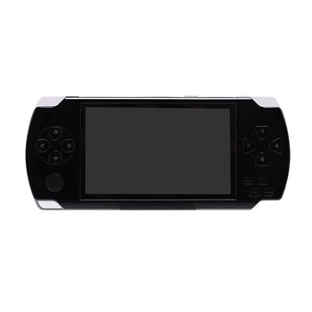 

ABGN Hot-Built-In 5000 Games, 8GB 4.3 Inch PMP Handheld Game Player MP3 MP4 MP5 Player Video FM Camera Portable Game Console Bla