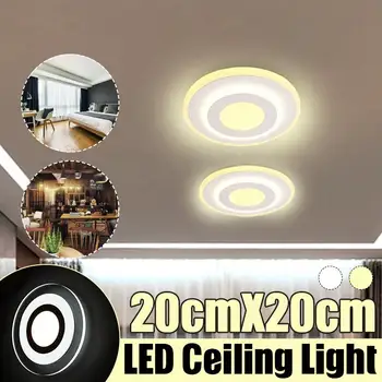 

3 Color LED Surface Ceiling Light 15W Ceiling Lamp AC 110V-220V Driver Included Round Square Indoor Panel Light For Home Decor