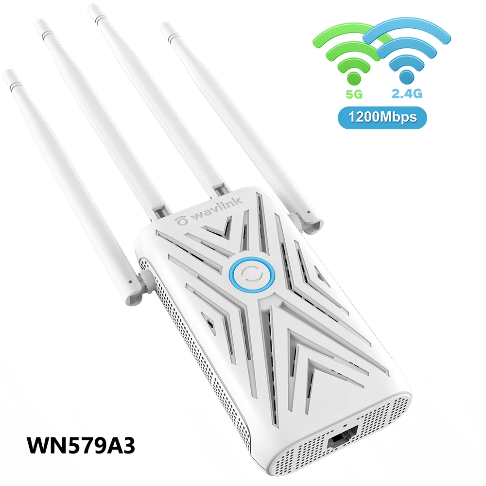 5 Ghz WiFi Repeater Wireless Wifi Extender 1200Mbps Wi-Fi Amplifier Long Range Wi fi Signal Booster 2.4G WiFi Access Point 