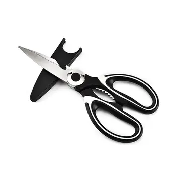 

Multi-function Food Scissors Stainless Steel Strong Kitchen Scissors Kitchen Tools Safe Utility Scissors