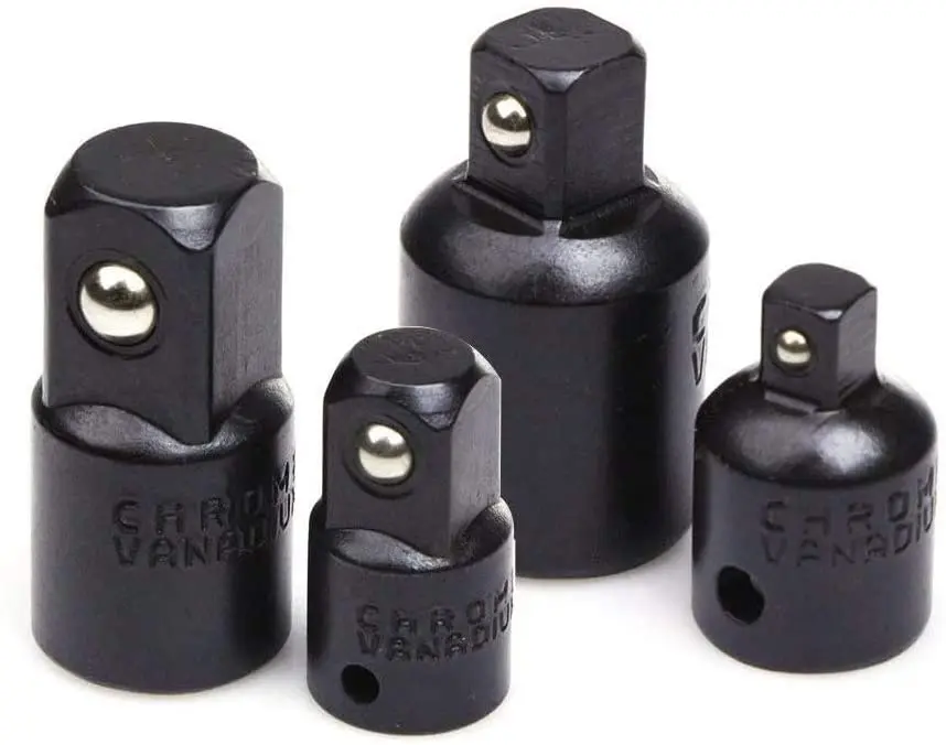 4pcs Impact Socket Adapter & Reducer Set, Cr V Reducing Impact Adapters