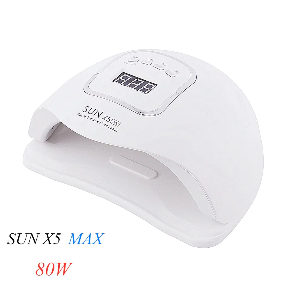 Лампа SUN X5 MAX УФ/LED для сушки ногтей 120 Вт всех видов геля | Красота и здоровье
