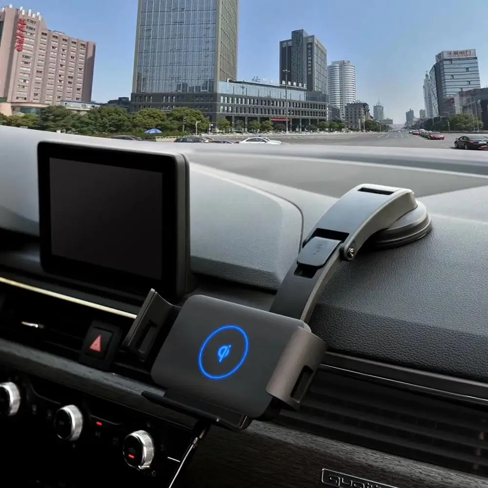 Tradexert Auto Clamp 10W Qi Car Wireless Charger for folding Screen Phones Fast Charging FOD Phone Holder | Мобильные телефоны и