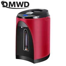 DMWD Теплоизоляция Электрический чайник из нержавеющей стали 5л постоянная температура нагрев водонагреватель Бутылка ЕС